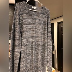 Peter Millar Lightweight Sweater Gray and Black MINT CONDITION